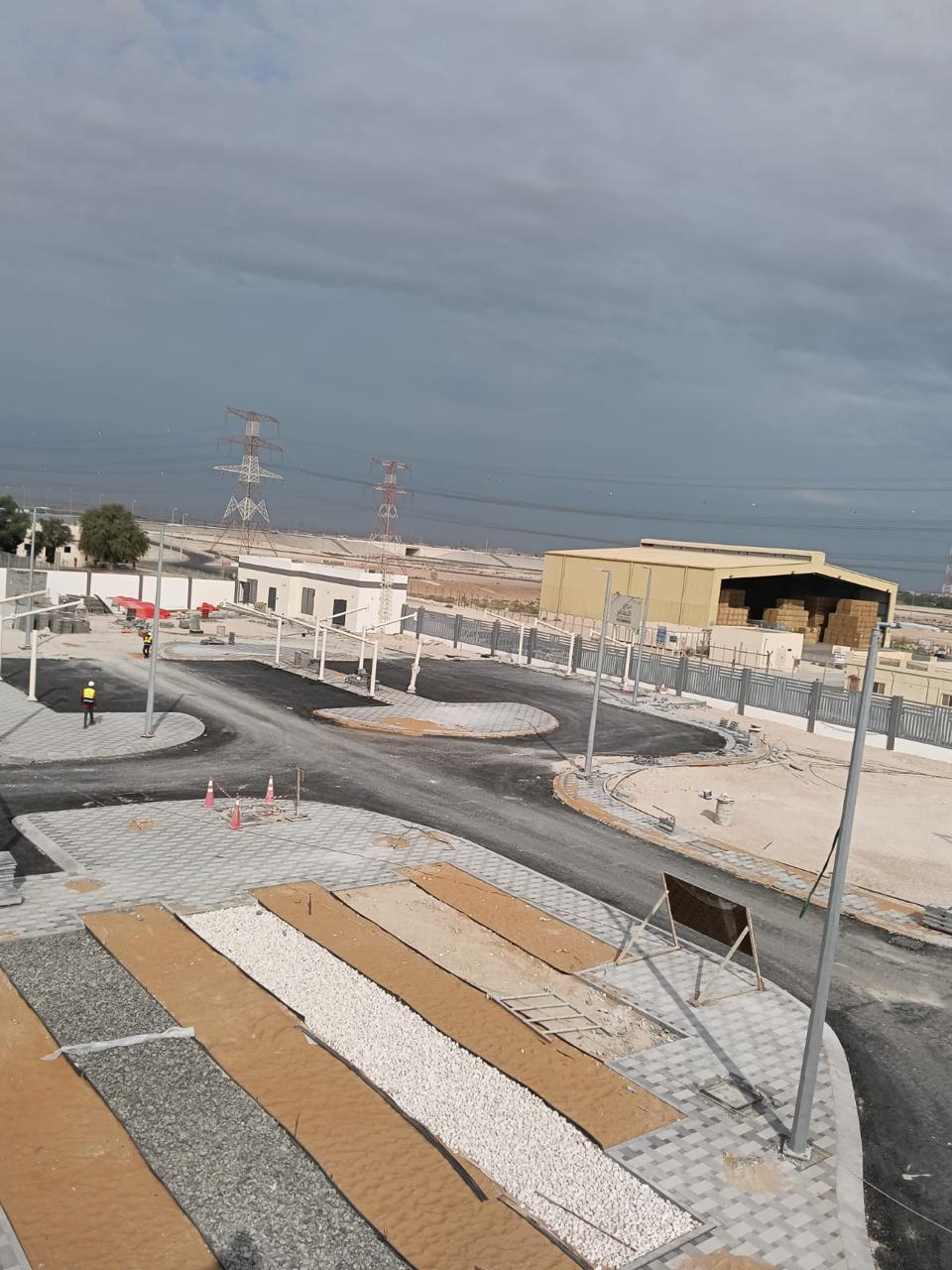 Score Construct road and landscape progress